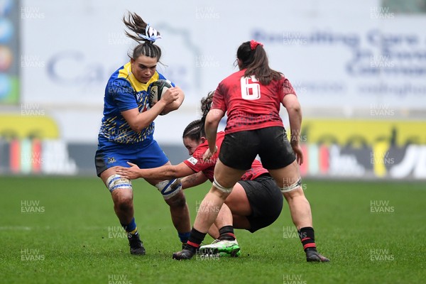 080326 - Brython Thunder v Gwalia Lightning - Celtic Challenge - Bryone King of Gwalia Lightning is challenged by Branwen Metcalfe of Brython Thunder