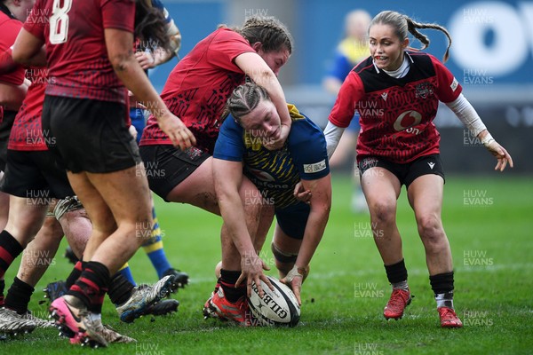 080326 - Brython Thunder v Gwalia Lightning - Celtic Challenge - Alaw Prys of Gwalia Lightning attempts to score a try late on but it is not given
