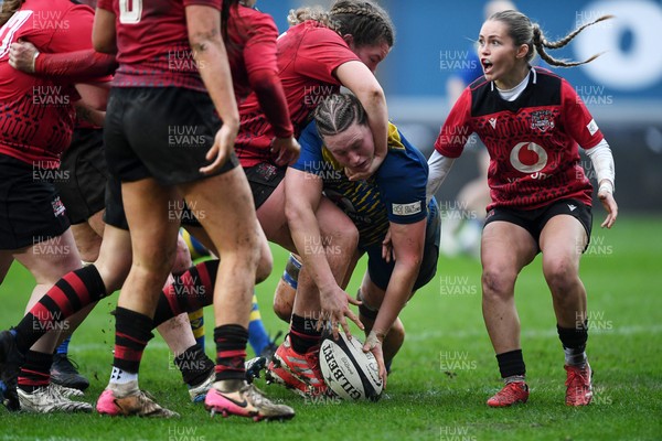080326 - Brython Thunder v Gwalia Lightning - Celtic Challenge - Alaw Prys of Gwalia Lightning attempts to score a try late on but it is not given