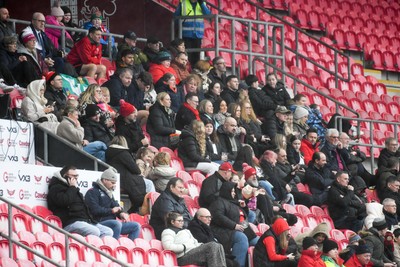 210226 - Brython Thunder v Wolfhounds - Celtic Challenge - Fans at Parc y Scarlets