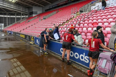 210226 - Brython Thunder v Wolfhounds - Celtic Challenge - Brython players celebrate at the end of the game