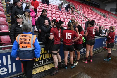 210226 - Brython Thunder v Wolfhounds - Celtic Challenge - Brython players celebrate at the end of the game