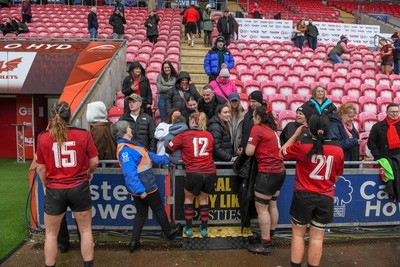 210226 - Brython Thunder v Wolfhounds - Celtic Challenge - Brython players celebrate at the end of the game