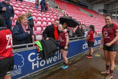210226 - Brython Thunder v Wolfhounds - Celtic Challenge - Brython players celebrate at the end of the game