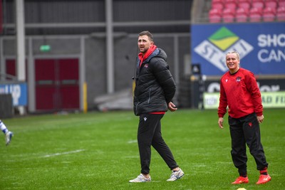 210226 - Brython Thunder v Wolfhounds - Celtic Challenge - Brython Thunders coach, Ashley Beck