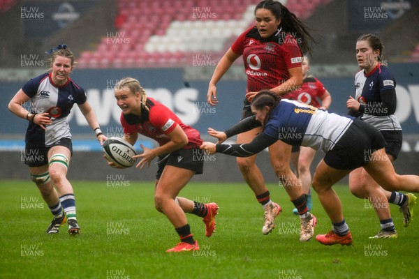 210226 - Brython Thunder v Wolfhounds - Celtic Challenge - Brython Thunders Seren Singleton in action