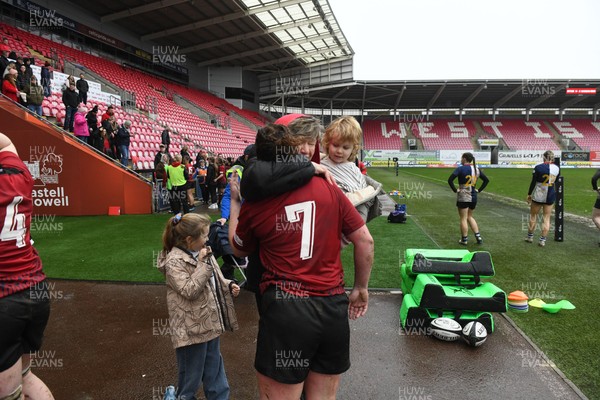 210226 - Brython Thunder v Wolfhounds - Celtic Challenge - Brython players celebrate at the end of the game