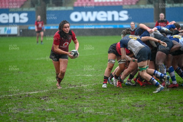 210226 - Brython Thunder v Wolfhounds - Celtic Challenge - Action from the Brython Thunders game against Wolfhounds at Parc y Scarlets