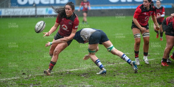 210226 - Brython Thunder v Wolfhounds - Celtic Challenge - Action from the Brython Thunders game against Wolfhounds at Parc y Scarlets