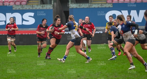 210226 - Brython Thunder v Wolfhounds - Celtic Challenge - Action from the Brython Thunders game against Wolfhounds at Parc y Scarlets