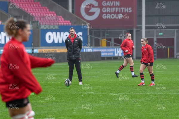 210226 - Brython Thunder v Wolfhounds - Celtic Challenge - Brython Thunders coach, Ashley Beck