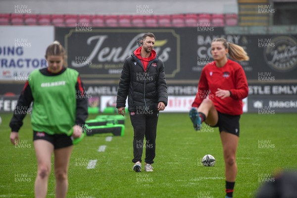 210226 - Brython Thunder v Wolfhounds - Celtic Challenge - Brython Thunders coach, Ashley Beck