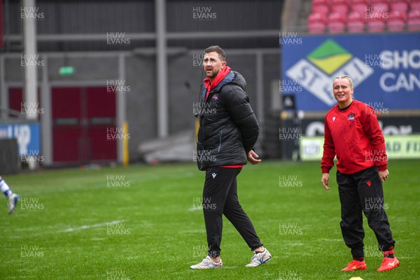 210226 - Brython Thunder v Wolfhounds - Celtic Challenge - Brython Thunders coach, Ashley Beck