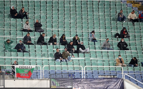 141020 - Bulgaria v Wales - UEFA Nations League - 100 supporters have been allowed in to watch the game