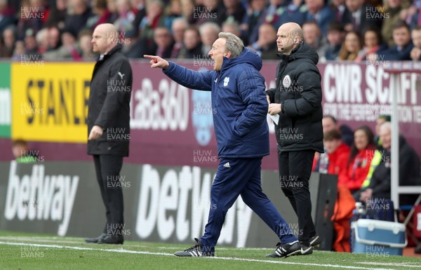 130419 - Burnley v Cardiff City - Premier League -  Manager Neil Warnock of Cardiff 