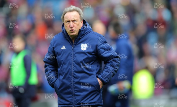 130419 - Burnley v Cardiff City - Premier League -  Manager Neil Warnock of Cardiff at the end of the game