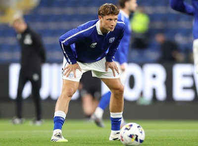 230925 - Burnley v Cardiff City - Carabao Cup Third Round - Will Fish of Cardiff