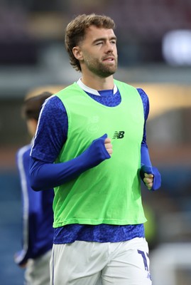 230925 - Burnley v Cardiff City - Carabao Cup Third Round - Calum Chambers of Cardiff