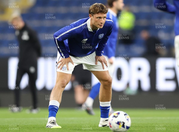230925 - Burnley v Cardiff City - Carabao Cup Third Round - Will Fish of Cardiff