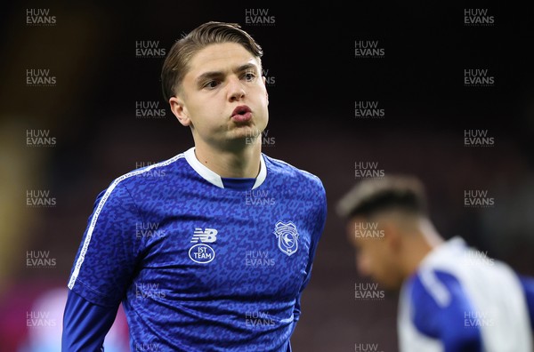 230925 - Burnley v Cardiff City - Carabao Cup Third Round - Cian Ashford of Cardiff
