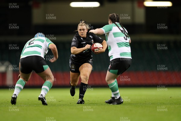 010423 - Burry Port v Whitland - WRU Women’s National Plate Final -  Catrina Bowen on the charge for Burry Port