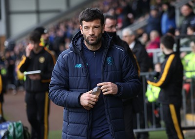 310126 - Burton Albion v Cardiff City - Sky Bet League 1 - Manager Brian Barry-Murphy of Cardiff before the match