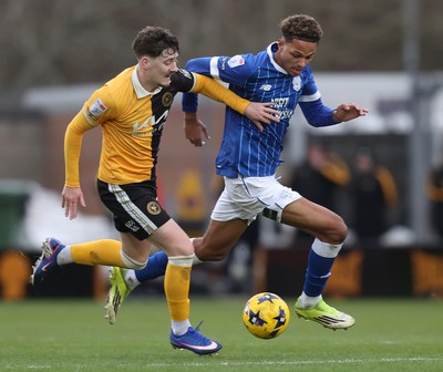 310126 - Burton Albion v Cardiff City - Sky Bet League 1 - Omari Kellyman of Cardiff and Dylan Williams of Burton Albion