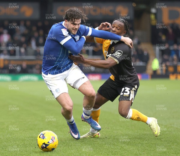 310126 - Burton Albion v Cardiff City - Sky Bet League 1 - Ollie Tanner of Cardiff and Sebastian Revan of Burton Albion