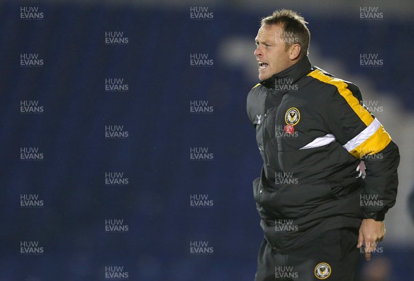 231018 - Bury v Newport County - Sky Bet League 2 - Manager Mike Flynn of Newport County