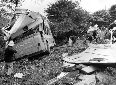 Bus Crash Pontrhydfen 091086