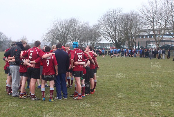 100413 - Caerleon Comprehensive V Cymer -Caerleon team talk