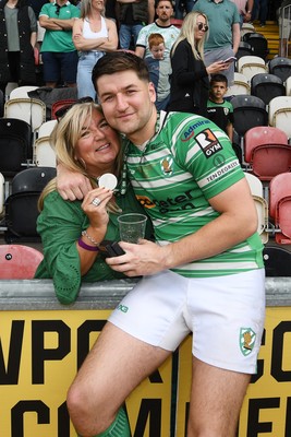 110525 - Caerphilly RFC v St Albans RFC - Mens Divison 2 Cup Final - Player of the match Jorge Lucey of Caerphilly
