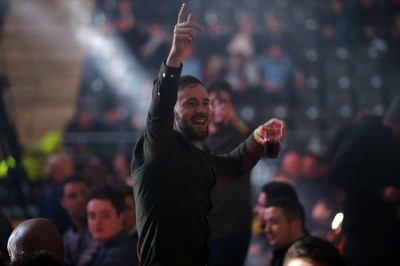 081218 - Cage Warriors 100 - Fans enjoy the atmosphere