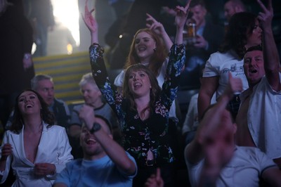 081218 - Cage Warriors 100 - Fans enjoy the atmosphere