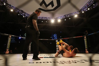 290918 - Cage Warriors 97 - Luke Shanks v Jason Jenkins (Ebbw Vale) - 