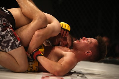 290918 - Cage Warriors 97 - Luke Shanks v Jason Jenkins (Ebbw Vale) - Jenkins is dominated by Shanks