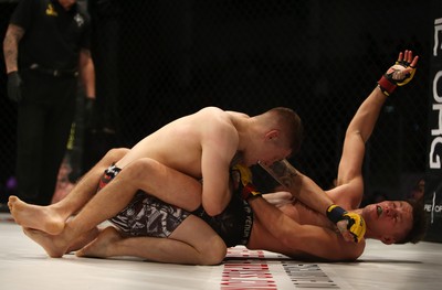 290918 - Cage Warriors 97 - Luke Shanks v Jason Jenkins (Ebbw Vale) - Jenkins is dominated by Shanks