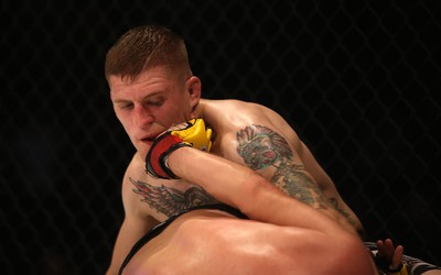 290918 - Cage Warriors 97 - Luke Shanks v Jason Jenkins (Ebbw Vale) - Jenkins is dominated by Shanks