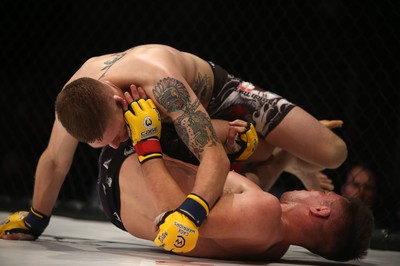 290918 - Cage Warriors 97 - Luke Shanks v Jason Jenkins (Ebbw Vale) - Jenkins is dominated by Shanks