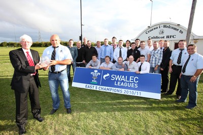 Caldicot Receive SWALEC League 5 East Trophy 280511