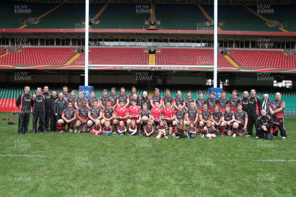 110513 - Camarthen Athletic v Gorseinon - Webb Ellis Youth Cup Final - Camarthen Athletic Team photo before the game 