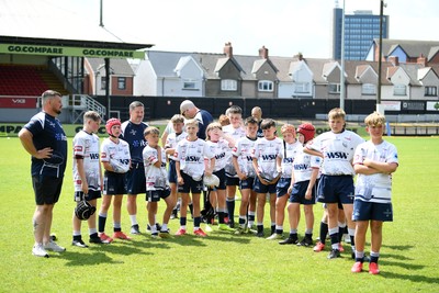 210525 - Carmarthen v Swansea - WSRU Junior Group - U11s DC Thomas Plate Final - Dejected Swansea at full time