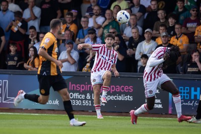 300825 - Cambridge United v Newport County - Sky Bet League 2 - Newport County’s Anthony Driscoll-Glennon