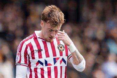300825 - Cambridge United v Newport County - Sky Bet League 2 - Newport County’s Michael Spellman