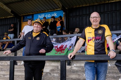 300825 - Cambridge United v Newport County - Sky Bet League 2 - Newport County Fans 