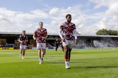 300825 - Cambridge United v Newport County - Sky Bet League 2 - Newport County’s Bobby Kamwa 