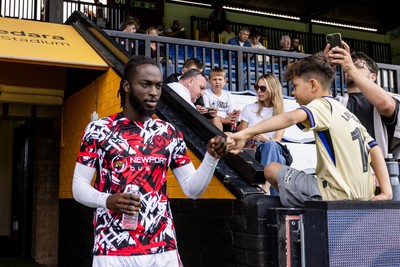 300825 - Cambridge United v Newport County - Sky Bet League 2 - Newport County’s Cameron Antwi