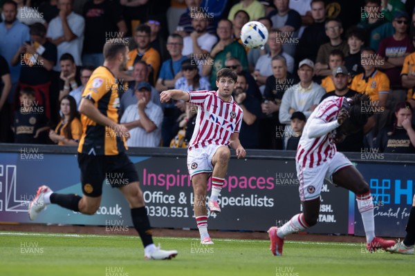 300825 - Cambridge United v Newport County - Sky Bet League 2 - Newport County’s Anthony Driscoll-Glennon