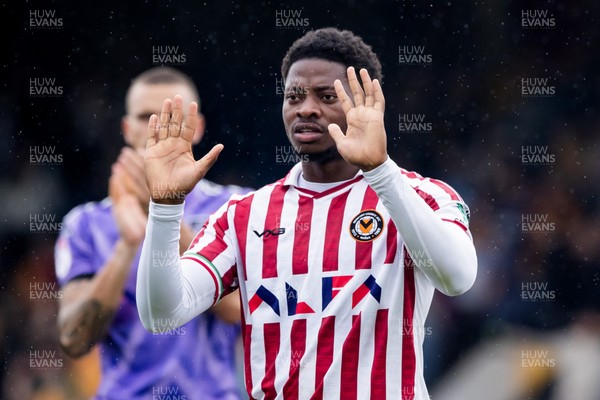 300825 - Cambridge United v Newport County - Sky Bet League 2 - Newport County’s Bobby Kamwa 