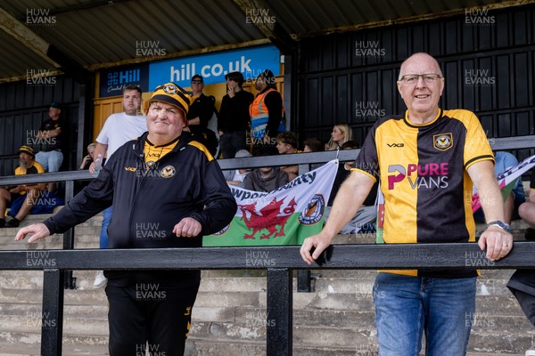 300825 - Cambridge United v Newport County - Sky Bet League 2 - Newport County Fans 